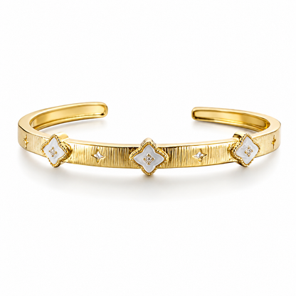 Celestial Clover Bangle