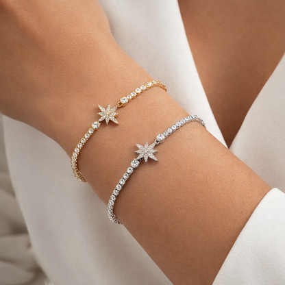 Celestial Star Tennis Bracelet