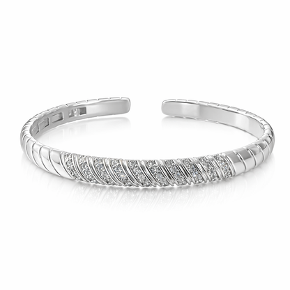 Diagonal Shine Bangle