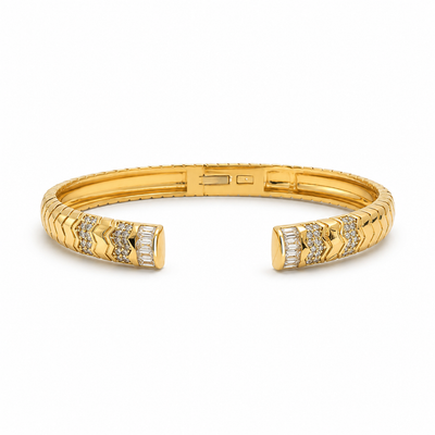 Zigzag Radiance Bangle