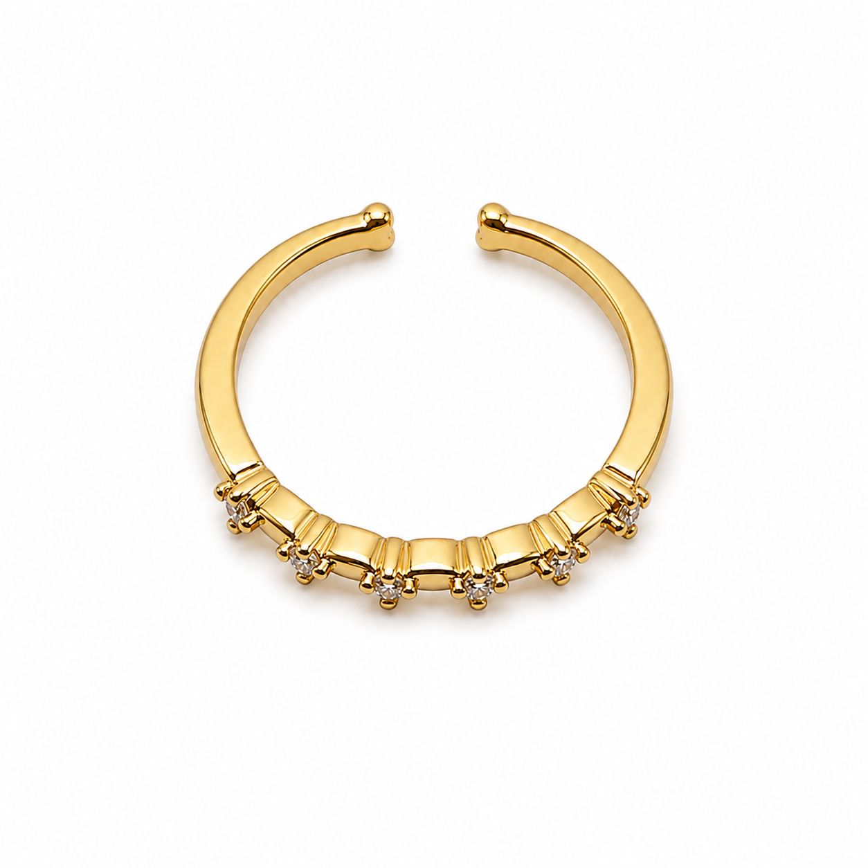 Dainty Spark Pinky Ring