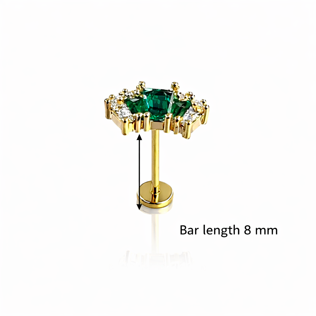 Emerald Crown Piercing