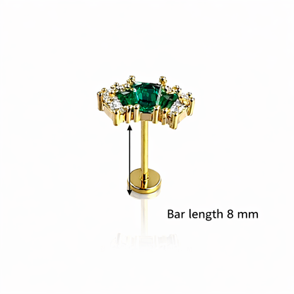 Emerald Crown Piercing