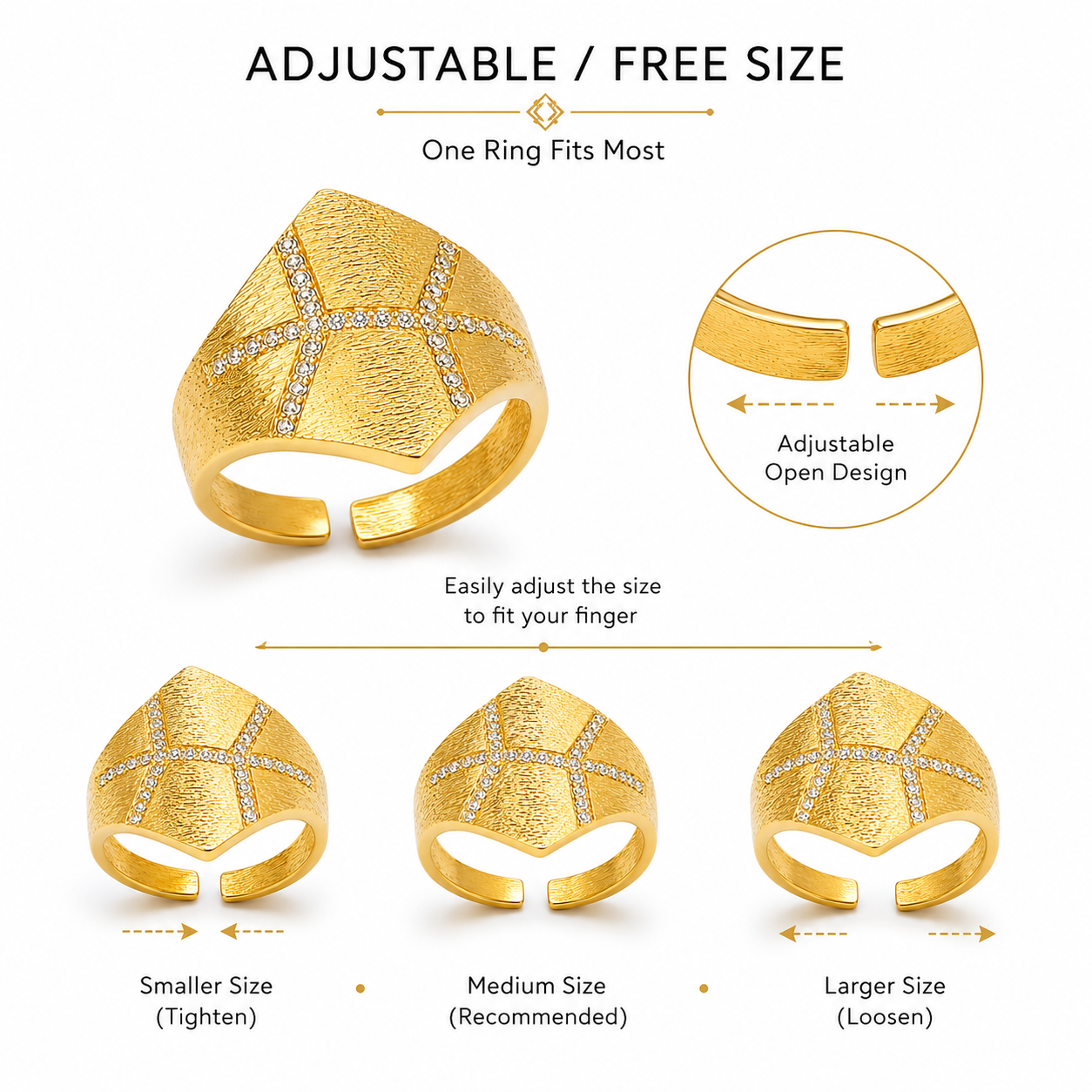 Stella Shield Ring