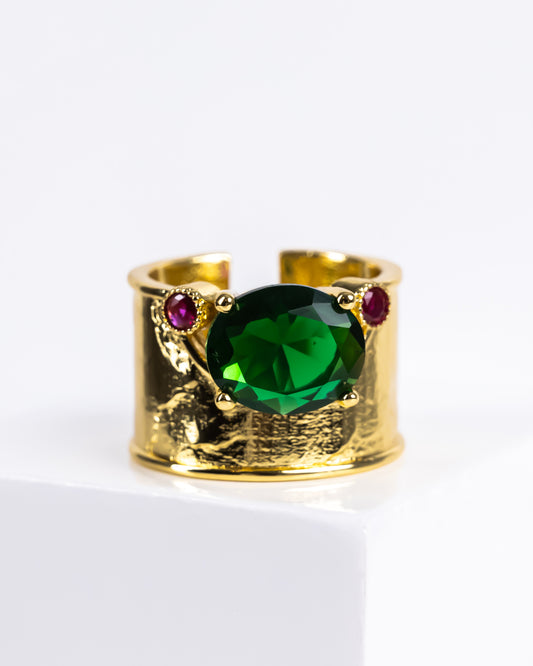 Emerlad & Ruby Ring
