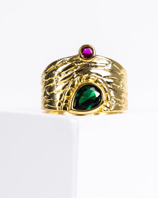 Emerald&Green Ring