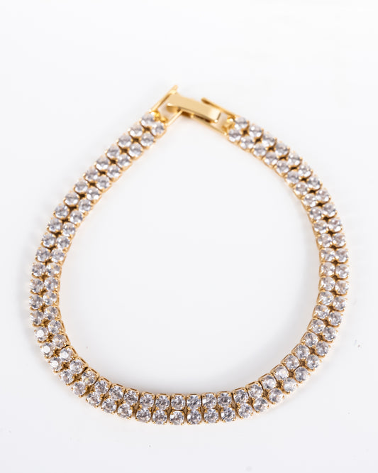 Double tennis bracelet