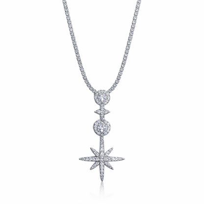 Celestial Drop Star Necklace