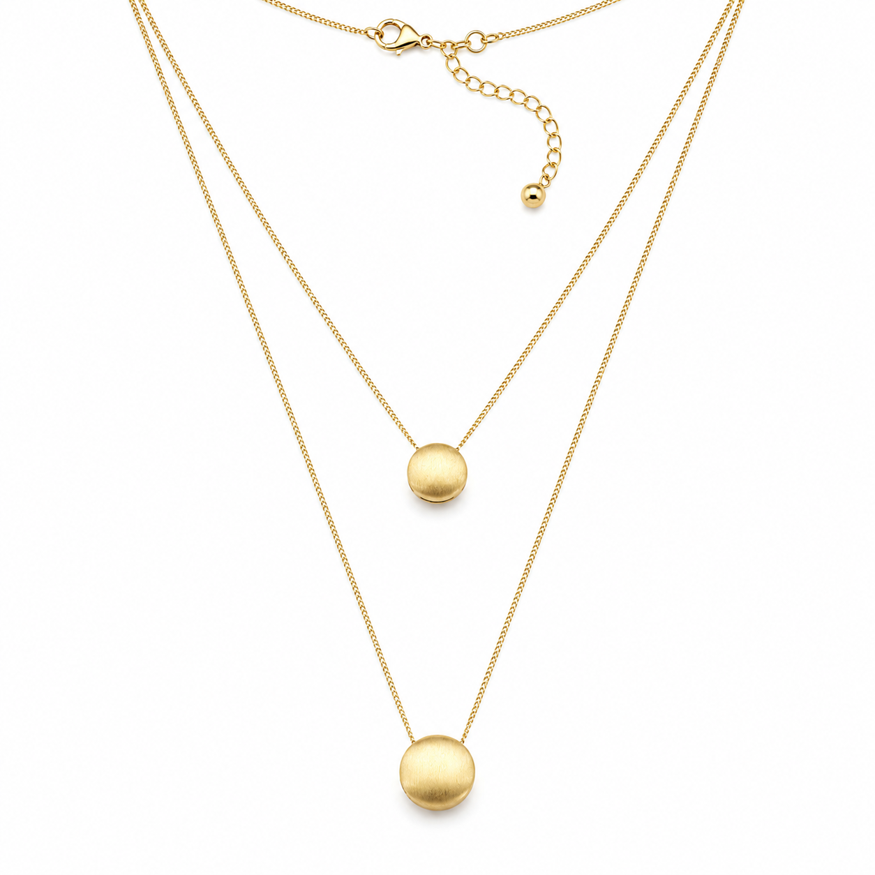 Layered Disc Necklace