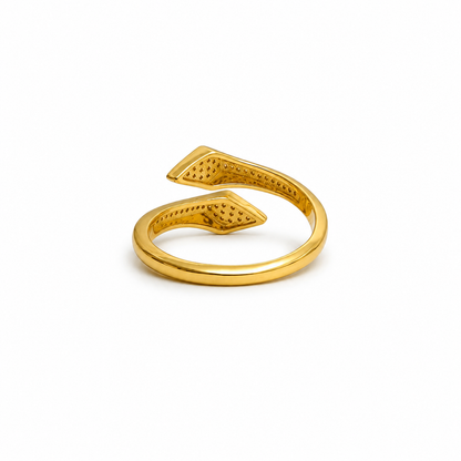 Twin Pavé Pinky Ring