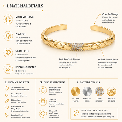 Lattice Crystal Cuff