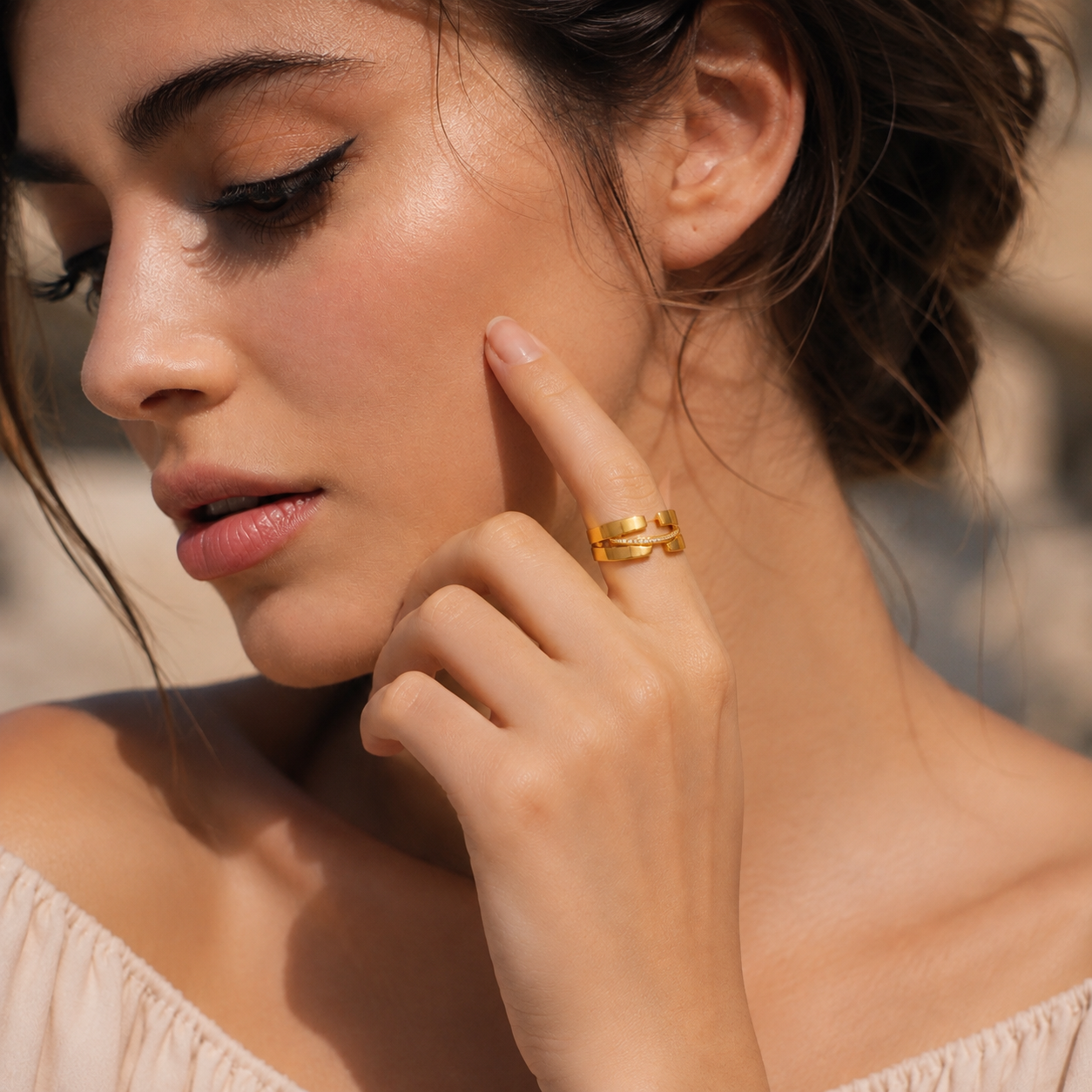 Crystal Wrap Ring