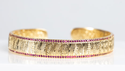 ouro  sapphire bracelet