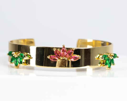 Ruby&Emerlad stones bracelet
