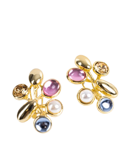 Mixed Color Stones Earring