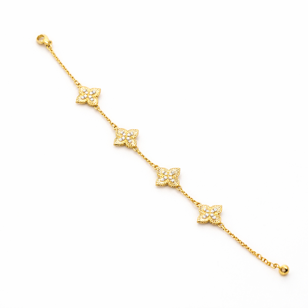 Luxe Diamond Motif Bracelet