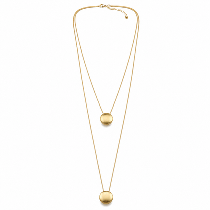 Layered Disc Necklace