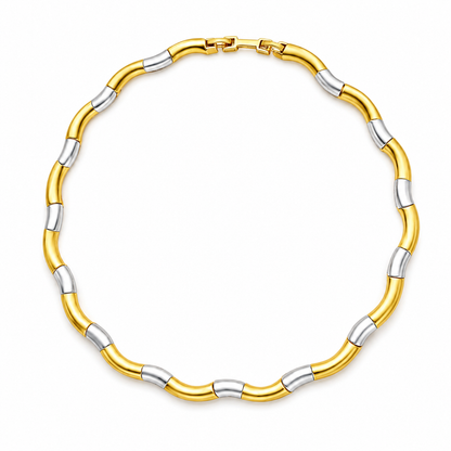 Aurora Wave Duo Necklace
