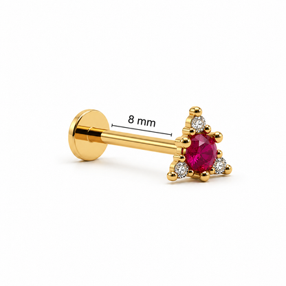 Ruby Crown Piercing