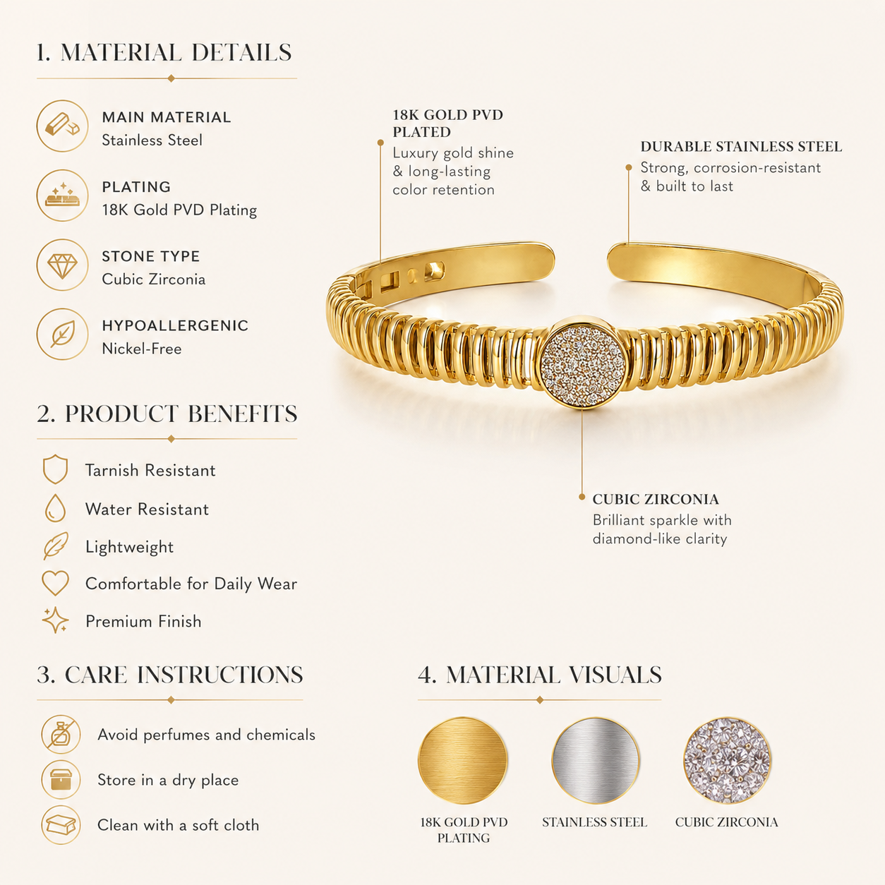 Luna Spark Bangle