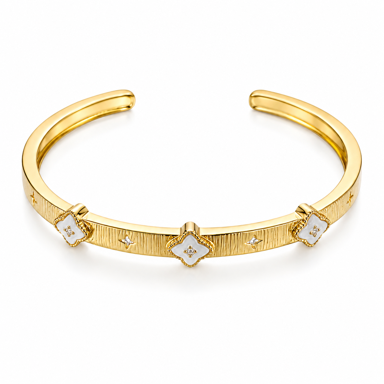Celestial Clover Bangle