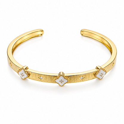 Celestial Clover Bangle