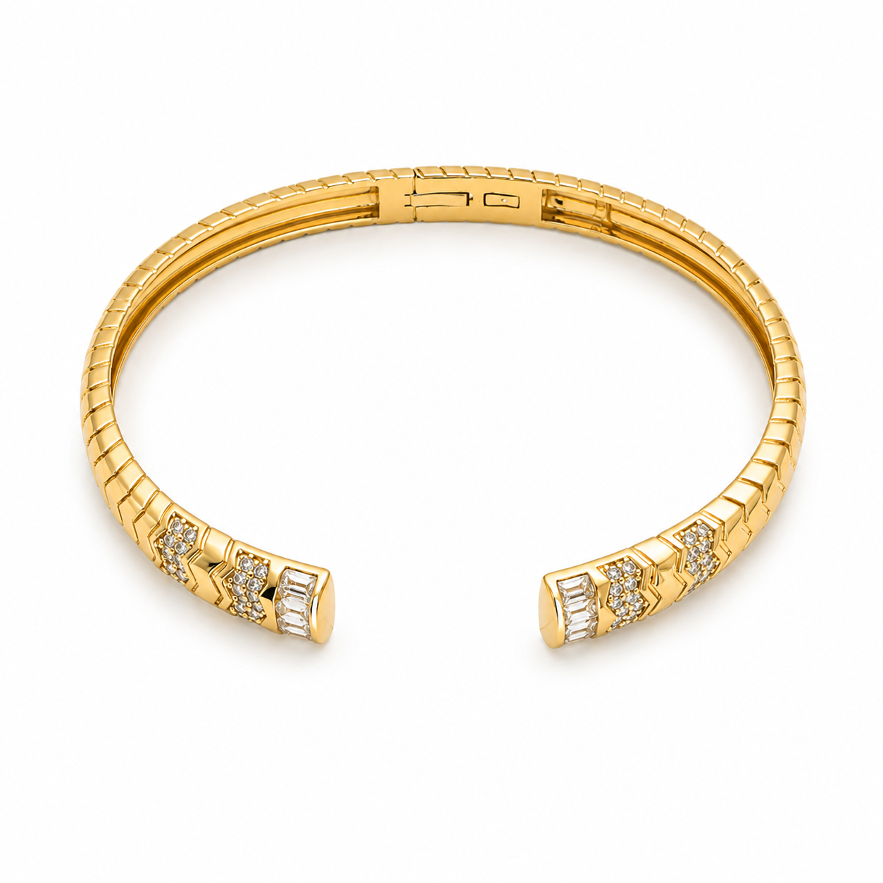 Zigzag Radiance Bangle