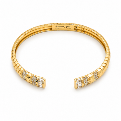 Zigzag Radiance Bangle
