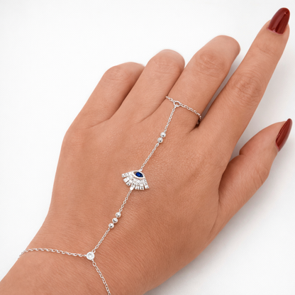 Evil Eye Fan Hand Chain