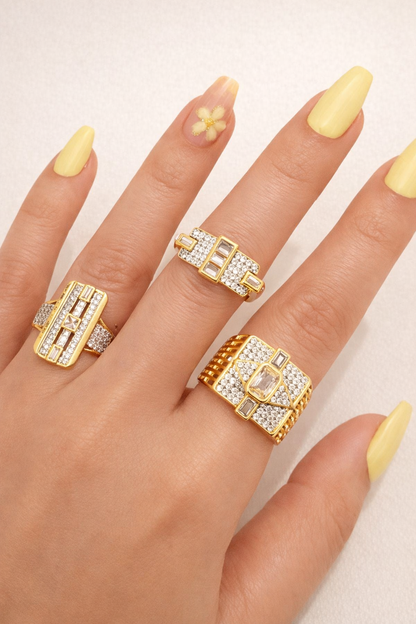 Luxe Baguette Glow Ring