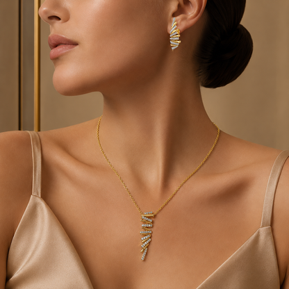 Astra Spiral Necklace