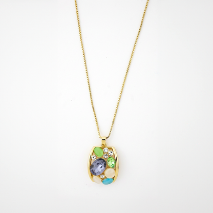 Mosaic Pendant Necklace