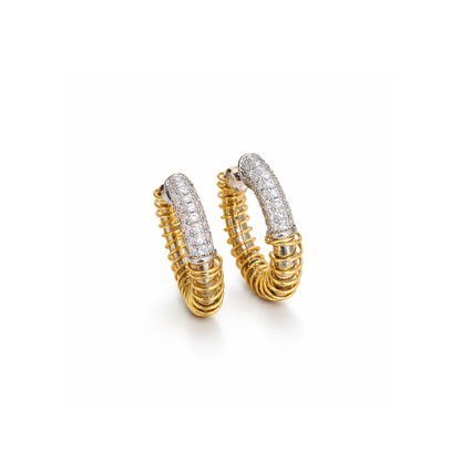 Luna Coil Hoop Earrings