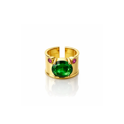 Emerald Royale Statement Ring
