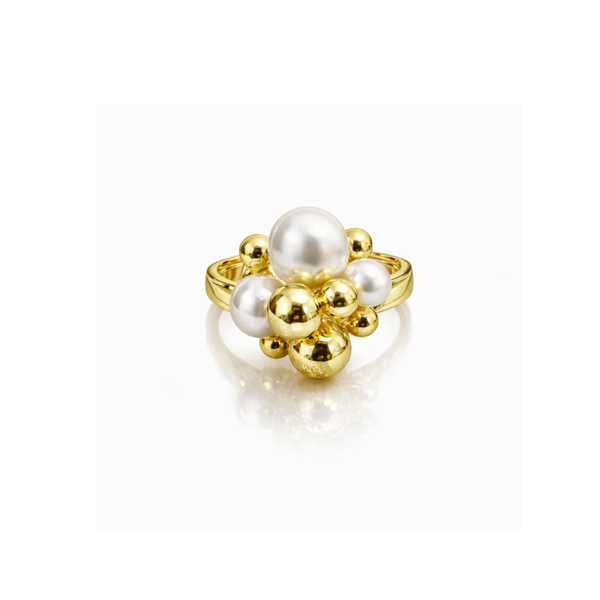 Pearl Bloom Statement Ring