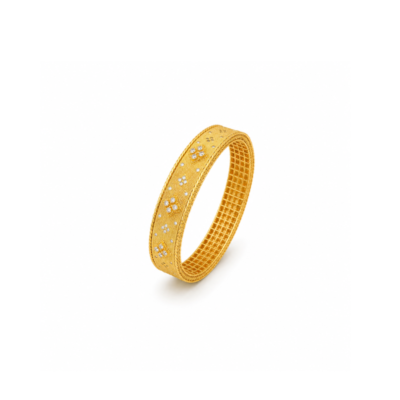 Golden Heritage Crystal Bangle