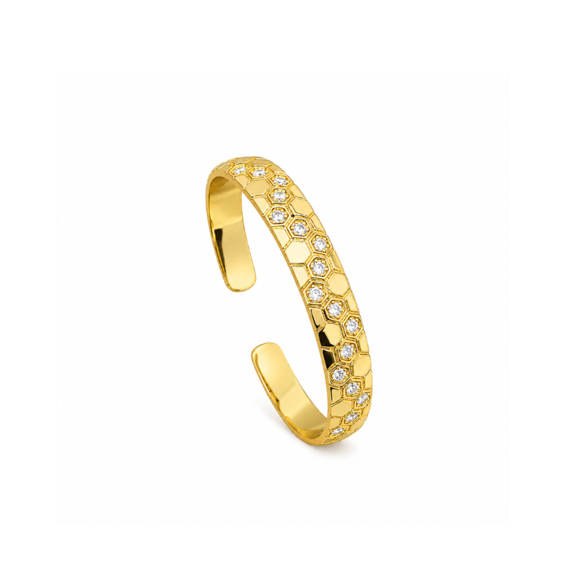 Honeycomb Crystal Bracelet