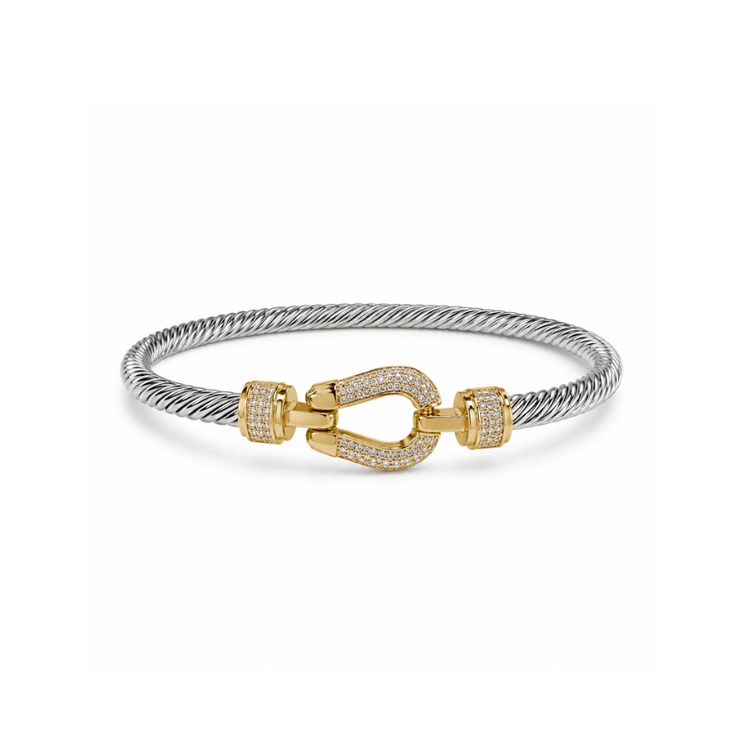 Celeste Twist Pavé Bracelet