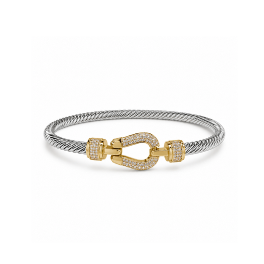 Celeste Twist Pavé Bracelet