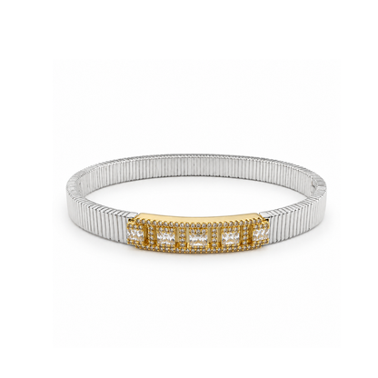Radiant Duo Crystal Bangle