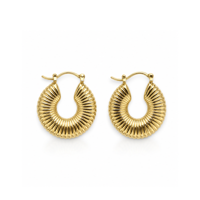 Golden Ripple Earrings