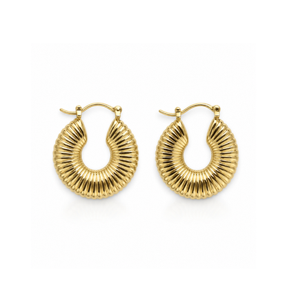Golden Ripple Earrings