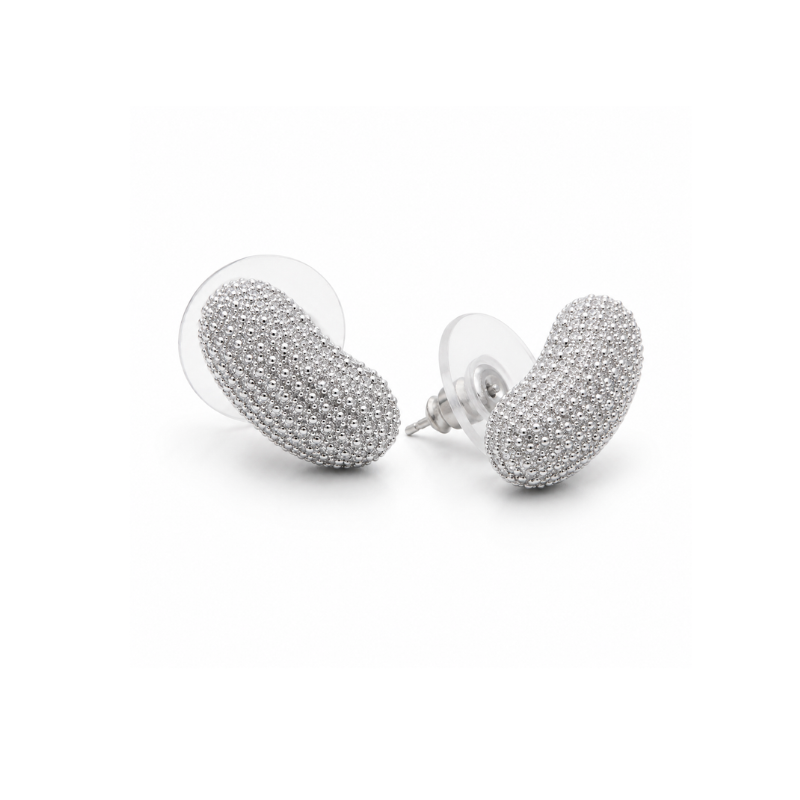 Silver Eclipse Earrings