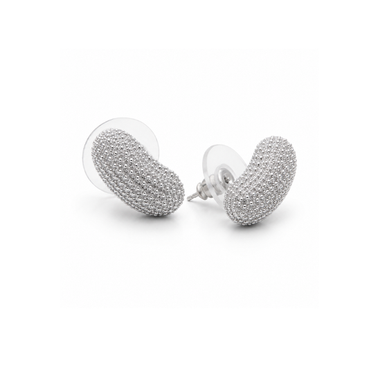 Silver Eclipse Earrings