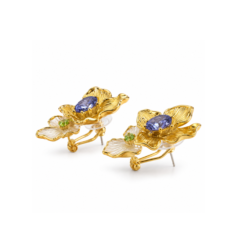 Azure Blossom Earrings