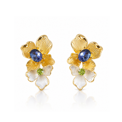 Azure Blossom Earrings