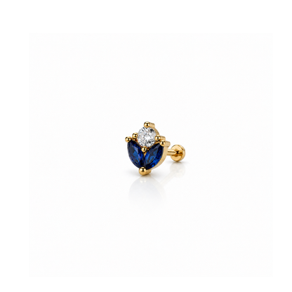 Sapphire Blossom Piercing