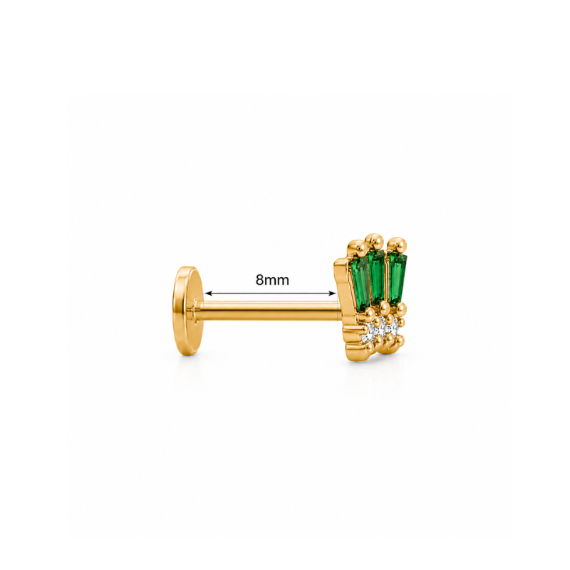 Emerald Tiara Piercing