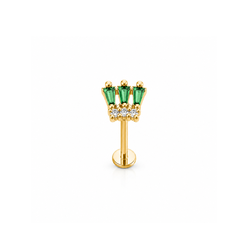 Emerald Tiara Piercing