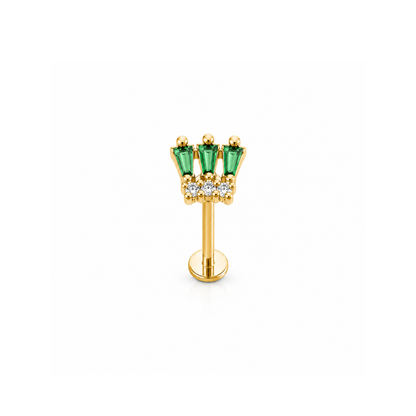 Emerald Tiara Piercing